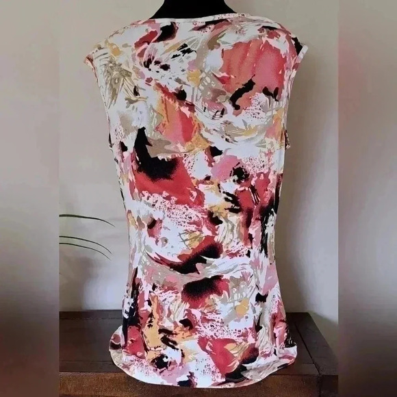 ❤️ Reitmans Abstract Print Top Medium Colourful - Picture 3 of 12